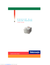 Tektronix DocuPrint 850 User Manual