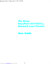 Xerox DocuPrint 4517 User Manual