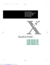 Xerox DocuPrint P1210 User Manual