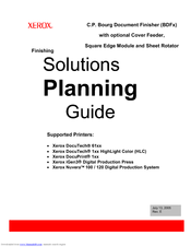 Xerox DocuTech 180 Planning Manual