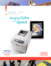 Xerox 1235N - Phaser Color Laser Printer Brochure & Specs