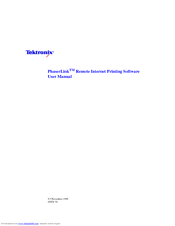 Tektronix PhaserLink User Manual