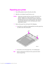 Xerox Phaser 480X Repacking Manual