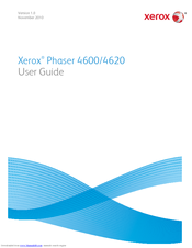 Xerox Phaser 4600DN User Manual