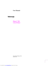 Tektronix Phaser 550 User Manual