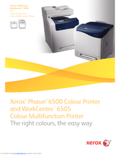 Xerox Phaser 6500DN Brochure