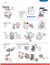 Xerox 7400DX - Phaser Color LED Printer Setup Manual