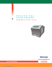 Xerox 860N - Phaser Color Solid Ink Printer Networking Setup Manual