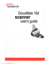 Xerox DocuMate 162 User Manual