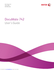 Xerox DocuMate 742 User Manual
