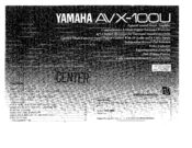 Yamaha AVX-100U Owner's Manual