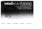 Yamaha KA-M555 Owner's Manual