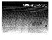 Yamaha SR-30 Owner's Manual