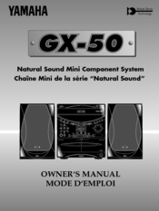 Yamaha GX-50 Owner's Manual