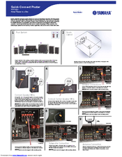 Yamaha YHT-380 Quick Connect Manual