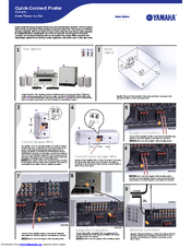 Yamaha YHT-470 Quick Connect Manual