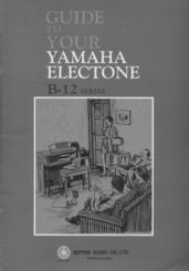 Yamaha Electone B-12SR Playing Manual