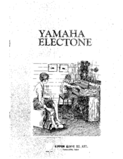 Yamaha Electone B-4B Playing Manual