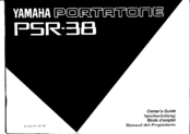 Yamaha Portatone PSR-38 Owner's Manual