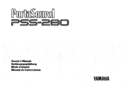 Yamaha PortaSound PSS-280 Owner's Manual