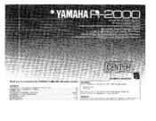 Yamaha R-2000 Owner's Manual