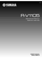 Yamaha R-V1105 Owner's Manual