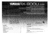 Yamaha RX-900U Owner's Manual