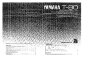 Yamaha T-80 Owner's Manual