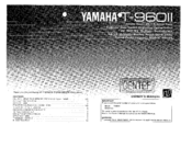Yamaha T-960II Owner's Manual