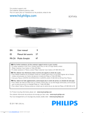 PHILIPS BDP5406/F7 User Manual