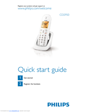 PHILIPS CD2950W Quick Start Manual