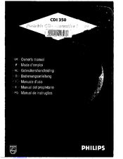 PHILIPS CDI350 Owner's Manual
