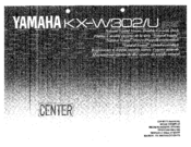 Yamaha KX-W302 Owner's Manual