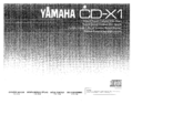 Yamaha CD-X1 Owner's Manual