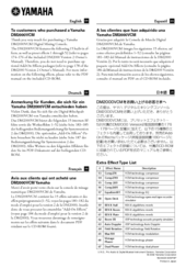 Yamaha DM2000VCM Owner's Manual