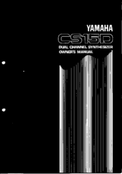 Yamaha CS15D Owner's Manual