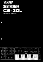Yamaha CS-30L Owner's Manual