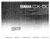 Yamaha CX-50 Owner's Manual