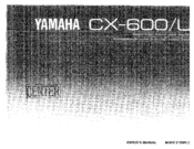 Yamaha CX-600/U Owner's Manual