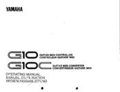 Yamaha G10 Operating Manual