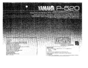 Yamaha P-520 Owner's Manual