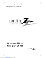 Zenith DVB317 Installation And Operating Manual