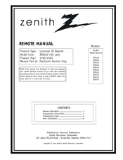zenith universal remote setup