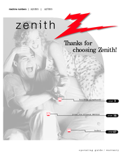Zenith A27B33 Operating Manual