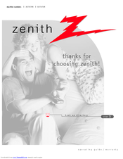 Zenith A27A74R Operating Manual