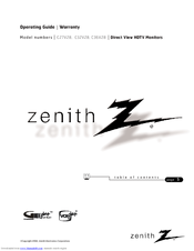 Zenith C27V28 Operating Manual