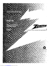 Zenith PRO880X Operating Manual