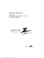 Zenith FE-192E Installation And Operating Manual