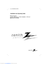Zenith LXS-230 Installation And Operating Manual