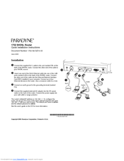 Paradyne 1752 SHDSL Quick Installation Instructions